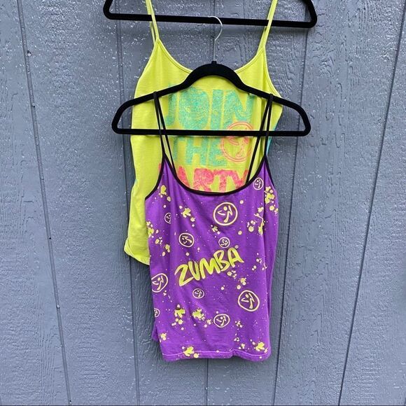 ZUMBA Lot Wear Join The Party Tank Tops XXL Zumba Tank - Picture 1 of 7